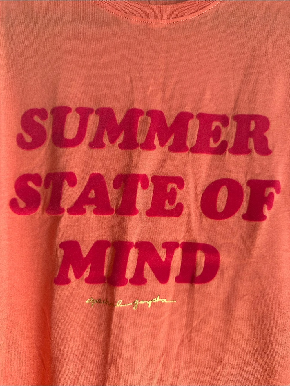 Spiritual Gangster NWT Coral Tank with Pink Graphic - Picture 3 of 4